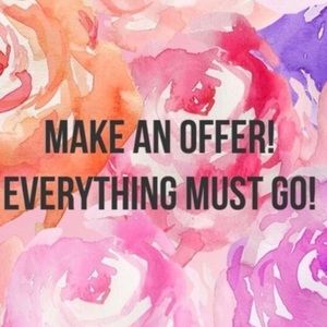 ALL REASONABLE OFFERS ACCEPTED!BUNDLE AND SAVE!